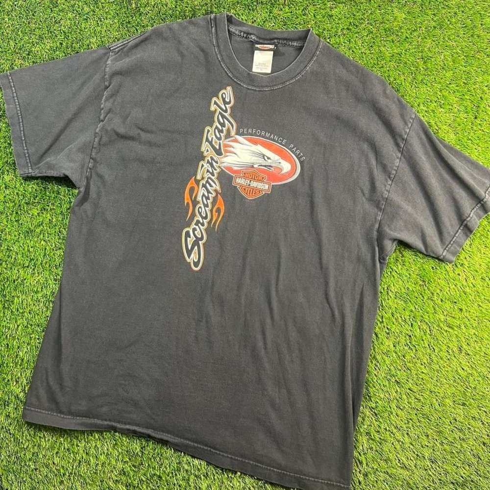 Vintage Harley Davidson Screamin Eagle Phoenix Arizona T Shirt Black XL USA